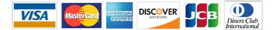 We accept the following credit cards